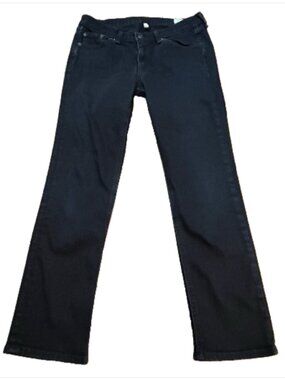 Rag & Bone Skinny Jeans Womens 31 Washed Black Coal Crop Ankle